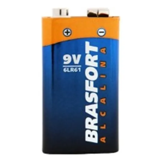 Bateria 9v Alcalina Brasfort 1133 Foto 1