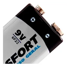 Bateria 9v Longa Duração Uso Geral 6312 Com 4 Uni Brasfort Foto mini 3