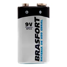 Bateria 9v Longa Duração Uso Geral 6312 Com 4 Uni Brasfort Foto mini 2