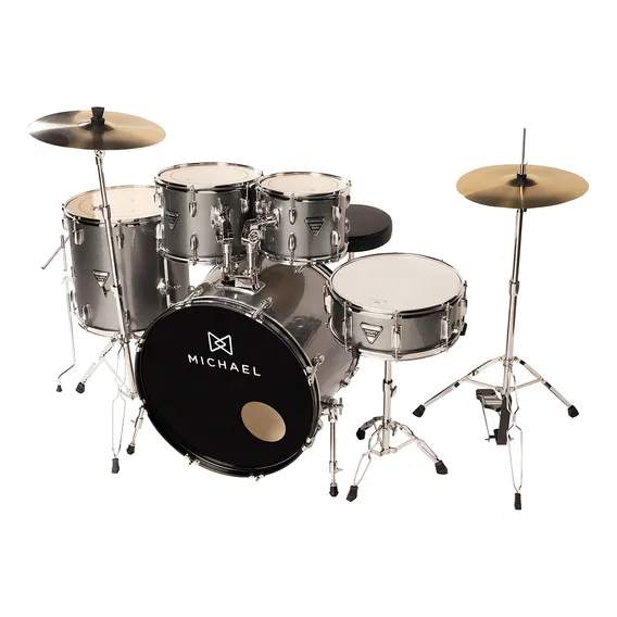Bateria Acústica Michael Trinity Dmt222 Gy Foto 1