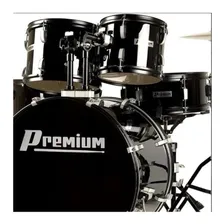 Bateria Acústica Premium Dx722 Completa Preta Dx-722 C/banco Cor Preto Foto mini 2