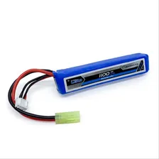 Bateria Airsoft Lipo 3s 11,1v 1100mah 20/40c Leão Nano Gens Foto mini 2
