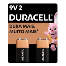 Bateria Alcalina 9v Duracell Com 2 Unidades Foto  mini 1
