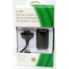 Bateria Cabo Carregador De Controle Joystick Xbox 360 Foto mini 3