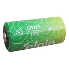 Bateria Cr123 Pilha Cr123 Elgin 3v 2 X Blister C/ 1 Unidade Foto mini  3