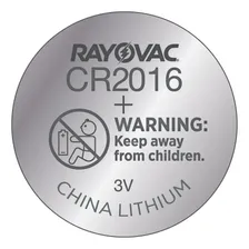 Bateria Cr2016 Cr 2016 3v Lithium Rayovac Alta Performance Foto mini  2