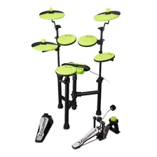 Bateria Eletrônica Carlsbro Csd130 Odery + Banco + Fone Cor Verde Foto mini  2