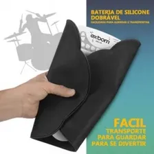 Bateria Eletronica Instrumento Portatil Com Baquetas E Pedal Foto mini  3