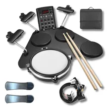 Bateria Eletrônica Portatil Seven Cpd-1000 + Suporte Foto  mini 1