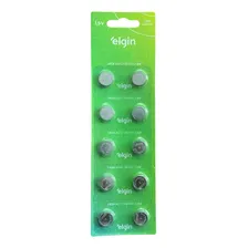 Bateria Elgin Energy Lr54 Ag10 Lr1130 1.5v blister com 10 unidades Foto mini 1
