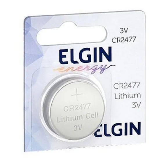 Bateria Elgin Lítio Cr2477 01 Unidade Foto 1