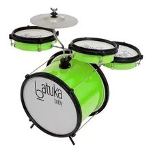 Bateria Infantil Batuka Baby Verde Cítrico - Luen Foto  mini 1