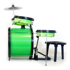 Bateria Infantil Batuka Baby Verde Cítrico - Luen Foto mini  2