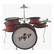 Bateria Infantil Luen Pop Kids Vermelha Cor Vermelho Foto mini 1