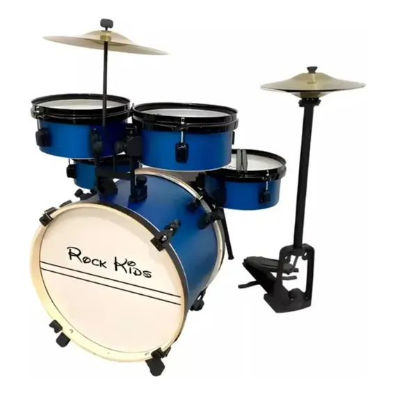 Bateria Infantil Rock Kids Rmv Azul Foto 1