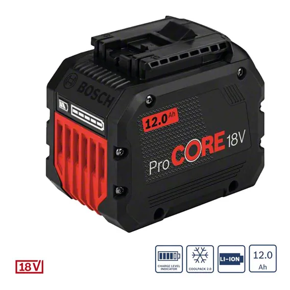 Bateria Íons De Lítio Procore 18v 12ah Bosch Foto 1