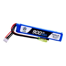 Bateria Leão P/ Airsoft Lipo Ultra 11,1v / 900mah Foto mini 1