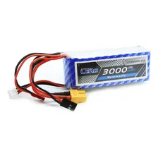 Bateria Life 6.6v 2s 3000mah 25c Futaba Jst Xt60 Receptor Foto mini 1