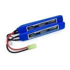 Bateria Lipo 2s 7.4v 2200mah 20c Airsoft Aeg Mini Tamiya Foto  mini 1