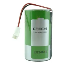 Bateria Lithium 3.6v 1900mah D Size 34615 Ctechi Er34615 Foto  mini 1