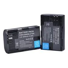 Bateria Lpe6 Canon Eos 5d 5d2 7d 7d2 6d 60d 70d 80d Backup Foto  mini 1
