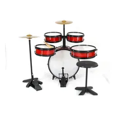 Bateria Musical Infantil Rock Baby Com Chimbal Foto mini 2