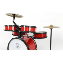 Bateria Musical Infantil Rock Baby Com Chimbal Foto mini 3