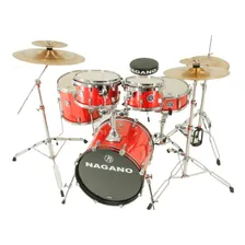 Bateria Nagano Garage Gig - Wine Sparkle Cor Vermelho Foto mini  3