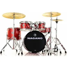 Bateria Nagano Garage Gig - Wine Sparkle Cor Vermelho Foto  mini 1