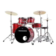 Bateria Nagano GARAGEROCK22WNS10 Vermelho Foto  mini 1