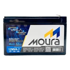 Bateria Nobreak Caixas Eletronicos Mva7 12v 7ah Moura Foto mini 4