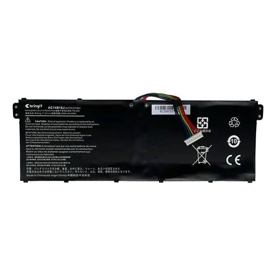 Bateria P/ Notebook Acer Aspire A315-51-5796 Marca Bringit Bateria Preto Foto 1