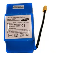 Bateria P/ Scooter Hoverboard 36v/42v 4400mah 10s2p Cor Azul Foto mini 4