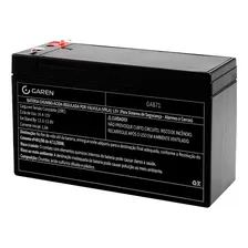 Bateria Para Alarme Selada Chumbo Acida 12v 5ah ~ 6ah Garen Foto mini 1