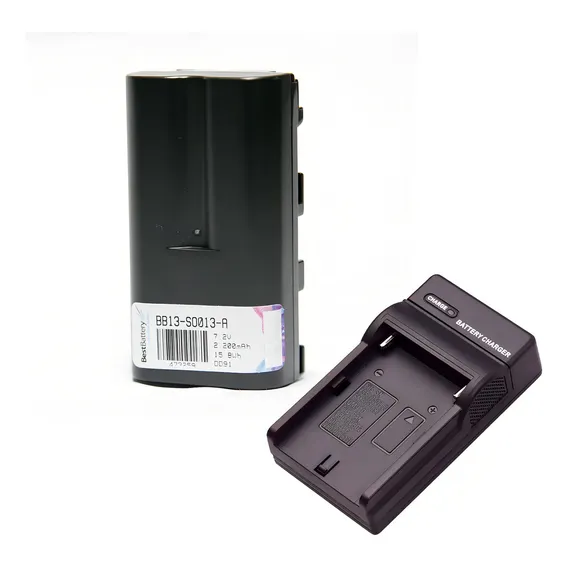 Bateria Para Led Sony Np-f550 / Np- 570 Com Carregador Foto 1
