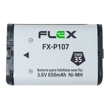 Bateria Para Telefone Sem Fio Panasonic Hhr-p107 3,6v 650mah Foto  mini 1