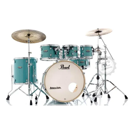 Bateria Pearl Decade Maple Mint 22,8,10,12,16 C/ Ferragens Foto 1