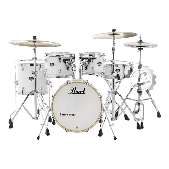 Bateria Pearl Export Exx Mahogany White 18 ,10 ,12 ,14 Foto 1