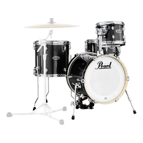 Bateria Pearl Midtown Mdt764p Shell Pack | Bumbo 16 Cor Black gold sparkle Foto 1