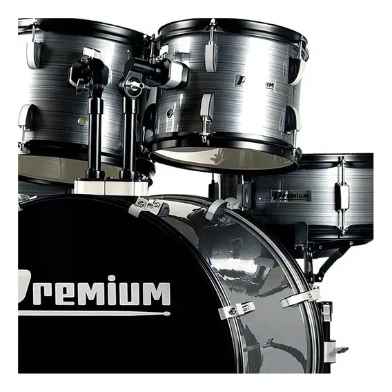 Bateria Premium Acústica Dx 722 Sl Chumbo Bumbo 22 Completa Foto 1
