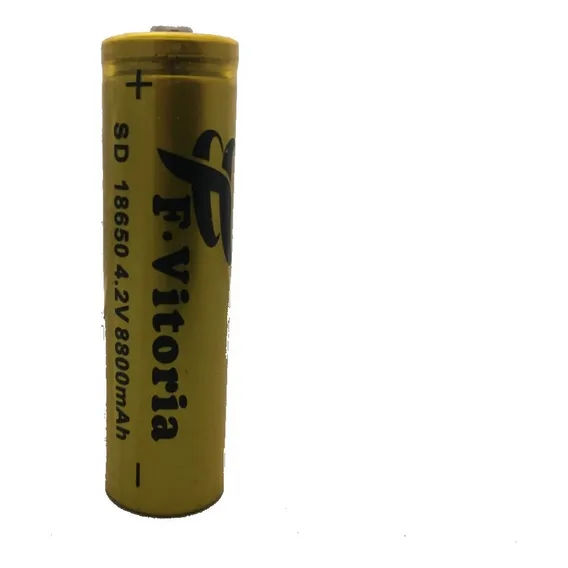Bateria Recarregável 18650 Lanterna Tática 8800mah 4.2v Foto 1