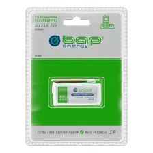 Bateria Recarregável 2.4v 600mah Aaa Bap-702 2 Celulas Foto mini 1