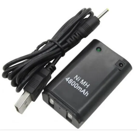 Bateria Recarregável 4800mah Para Controle Xbox 360 Foto 1
