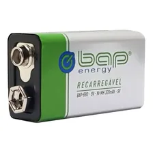 Bateria Recarregável 9v 320mah Bap Cartela 1 Unidade Foto mini 2