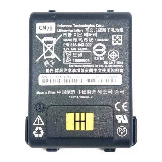 Bateria Reposicao Para Honeywell Intermec Cn70 Li-ion 4000ma Foto 1