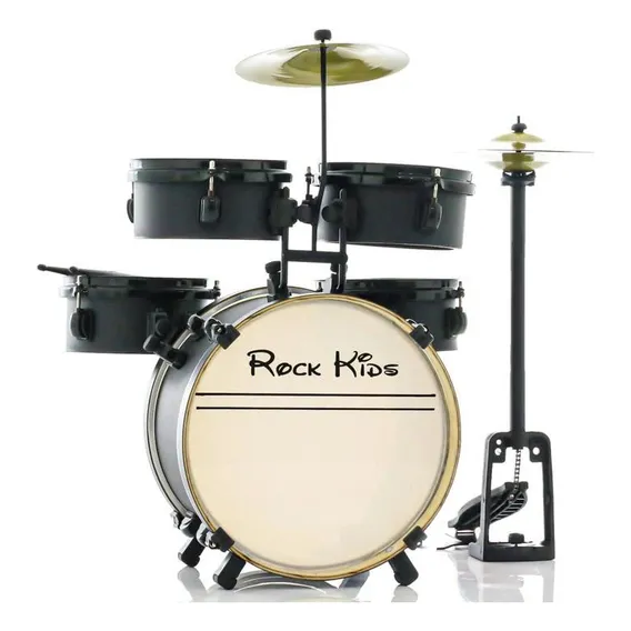Bateria Rmv Completa Preta Infantil Pbnc14018 Foto 1