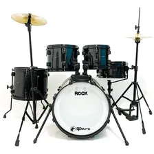 Bateria Rmv Rock Bumbo 20 + Ferragens + Pratos Foto mini 1