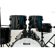Bateria Rmv Rock Bumbo 20 + Ferragens + Pratos Foto mini 3