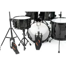 Bateria Rmv Rock Bumbo 20 + Ferragens + Pratos Foto mini 2