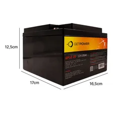 Bateria Selada 12v 28ah Gp 12-28 Getpower Foto mini 2